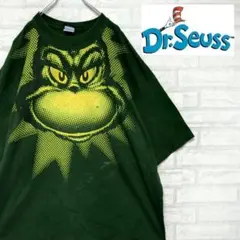 《メキシコ製》Dr.Seuss グリンチ ビッグフェイスTシャツ 3XL 緑