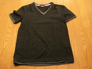 ニコルクラブフォーメン　かっこいい半袖Tシャツ　ブラック系　サイズ46（M程度）