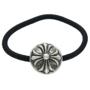 クロムハーツ Chrome Hearts HAIRBAND/クロスボールボタンヘアゴム シルバーコンチョ 中古 GZ11