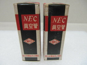 未使用品 真空管 NEC　3BZ6　2本セット 真空管/ラジオ/アンプ　　2-1