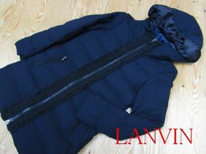 ★ランバン LANVIN★レディース ブラックリボン フーディダウンコート★R50827030B