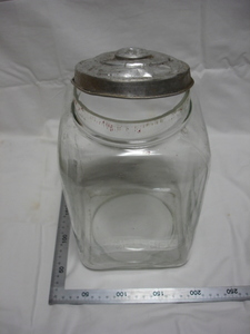理科実験ガラス　ガラス容器　　標本瓶　泡ガラス　保存容器　昭和レトロ