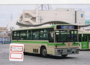 【バス写真】[2520]大阪市交通局 70-0152 日デ 2008年11月頃撮影 KGサイズ、バスファンの方へ、お子様へ