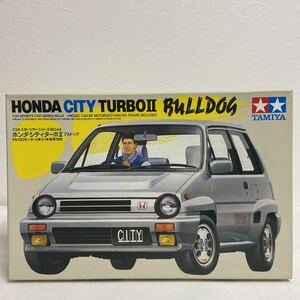 未組立 小鹿 タミヤ 1/24 ホンダ シティ ターボⅡ ブルドッグ TAMIYA HONDA CITY Turbo 旧車 国産名車 プラモデル ミニカー モデルカー