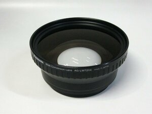 ▽Panasonic 0.8倍 AG-LW7208 ワイドコンバージョンレンズ 72mm 外観難あり 中古 パナソニック