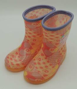 雨の日 サンリオ シュガーバニーズ ベビー レインブーツ 長靴 オールシーズン 女の子 アサヒシューズ R025 ピンク 14.0cm
