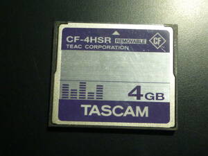 TASCAM　コンパクトフラッシュ　　CF-4HSR