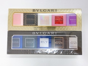 BVLGARI ブルガリ ミニ香水 5ml × 5点セット ×2箱　メンズ/レディース ギフトコレクション　未使用