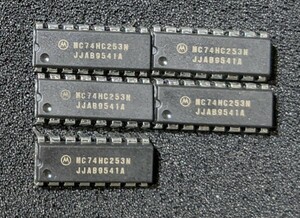 IC Motorola MC74HC253N 5個セット
