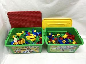 【E181】LEGO レゴブロック 2ケース まとめ売り おもちゃ 1才半から duple デュプロ 動物園 大きめブロック b