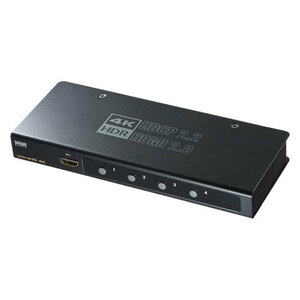 4K・HDR・HDCP2.2対応HDMI切替器（4入力・1出力） サンワサプライ SW-HDR41H 送料無料 新品