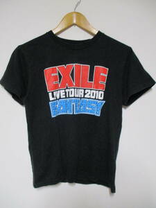 EXILE エグザイル ファンタシー2010ライブツアーTシャツ 黒 Sサイズ 