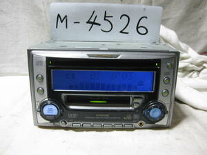 M-4526　ECLIPSE　イクリプス　E3701CMT　フロント AUX　2Dサイズ　CD&4MDデッキ　故障品