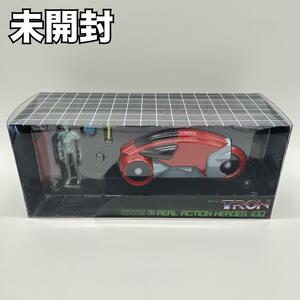 【未開封】メディコムトイ TRON トロン ライトサイクル RAH100 レッド リアルアクションヒーローズ コレクション ロボット フィギュア