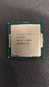 CPU インテル Intel Core I7-8700K プロセッサー 中古 動作未確認 ジャンク品 - A74