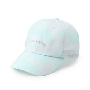 ラスト　新品　PINK-latte　タイダイ柄キャップ　ライトグリーン(121)　定価2200円