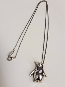 中古品　TIFFANY Co　ティファニー　ネックレス　ペンダント　ペンギンモチーフ　アクセサリー　925 現状品