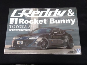 未使用品 プラモデル アオシマ 1/24 ZN6 TOYOTA86 ‘12 GREDDY&ROCKET BUNNY VOLK RACING Ver. ザ・チューンドカー No.2