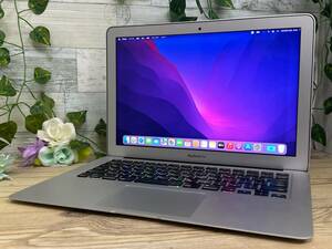 【良品♪】MacBook Air 2017(A1466)[Core i5(5350U)1.8Ghz/RAM:8GB/SSD:128GB/13インチ]Monterey インストール済 動作品