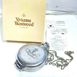 (志木)箱付き★VivianWestwood/ヴィヴィアンウエストウッド 携帯灰皿 VW-8002 RD 吸い殻入れ 煙草 タバコ アクセサリー 喫煙 (o)