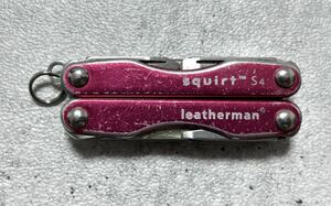 レザーマン スクォート S4 マルチツール ナイフ キャンプ アウトドア　　LEATHERMAN SQUIRT ミニチュア 十徳ナイフ レジャー 釣り 玉7799