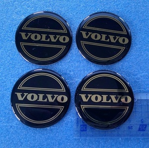 VOLVO／ボルボ　エンブレム 4枚セット　ホイールセンターマーク49φ　未使用品