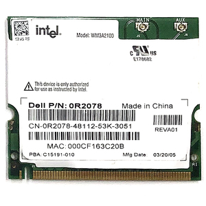 無線LANカード Intel WM3A2100 0R2078 ジャンク 動作未確認 PCパーツ 部品 パーツ YA2561
