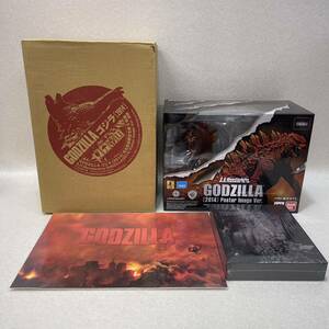 H5104★中古未開封品★ S.H.MonsterArts GODZILLA ゴジラ 2014 ポスターイメージVer. 原型製作/酒井ゆうじ バンダイ　元箱付き　同梱不可