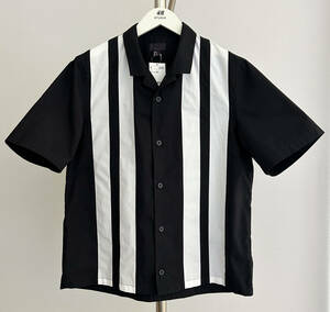 【新品】H&M オーバーサイズ 開襟デザイン 半袖 シャツ M