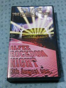 即決 VHSビデオ THE ALFEE(アルフィー) 19th Summer TOKYO AUBE STADIUM ROCKDOM NIGHT