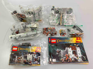 正規品LEGO 9474ヘルムズディープの戦い 9471ウルク=ハイ軍 レゴ ロード・オブ・ザ・リング2点セット まとめ売り 中古