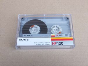 新品未使用品 SONY HF 120 ノーマルポジション カセットテープ 往復１２０分 定形外郵便発送￥１４０可