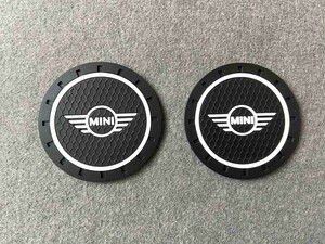 ★ミニ BMW MINI★23★ドリンクホルダー　コースター　2個セット　直径70ｍｍ　シリコーン製　カップパッド