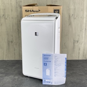 美品 シャープ 除湿機 【中古】動作保証 SHARP CV-PH140-W 2023年製 プラズマクラスター ホワイト 037007/20582