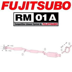 FUJITSUBO RM-01Aマフラー GH-GDBインプレッサWRX STI H16/6～H17/6
