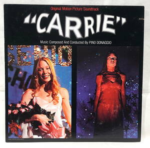 LP【OST】CARRIE/キャリー/Pino Donaggio/US盤/LN-10276/ブライアン・デ・パルマ/ホラー/希少サントラ