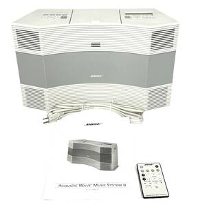 ★☆美品 Bose Acoustic Wave music system II パーソナルオーディオシステム プラチナムホワイト☆★