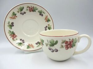 ◇ WEDGWOOD ウェッジウッド Queen’s Ware PROVENCE クイーンズウエア プロヴァンス カップ&ソーサー 個人保管品 未使用品