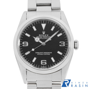 ロレックス エクスプローラーI　 14270 ブラック A番 中古 メンズ 腕時計