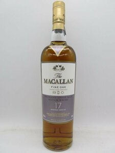 未開栓 洋酒 マッカラン ファインオーク 17年 THE MACALLAN FINE OAK 700ml 43% 送料無料