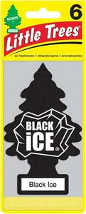 【送料込】　リトルツリー エアフレッシュナー 【Black Ice 6pac】6枚セット！LittleTree 芳香剤