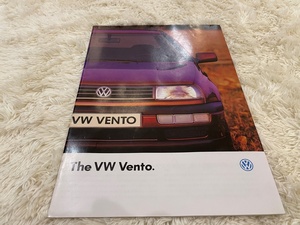 ☆1992 フォルクスワーゲン カタログ　VW Vento ヴェントGLi CLi 18ページ☆