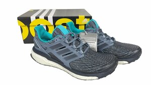 1円●未使用タグ付き●アディダス adidas●ENERGY BOOST エナジーブースト AC8131●26.5㎝ ランニングシューズ スニーカー 箱付 グレー系