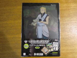 【未使用】一番くじ 鋼の錬金術師 H賞 クリアファイル①