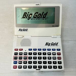 JBK Loto 予想機 Big Gold ビッグゴールド BG-1000（中古動作品） 携帯電卓器 一部動作確認済み 現状品　レア　テトリス