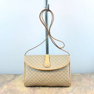 OLD GUCCI GG PATTERNED SHOULDER BAG MADE IN ITALY/オールドグッチGG柄ショルダーバッグ