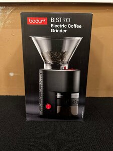 1円★未使用品　BODUM ボダム コーヒーミル 電動式コーヒーグラインダー ブラック　10903-01JP-3　送料無料【699965404321】