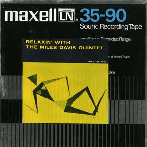  【中古品】A-11 Maxell 35-90 550m OP テープ 7号 録音済