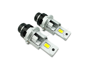 D4S D4R 兼用 LED ヘッドライト バルブ 2個セット 20000lm 6500K ホワイト 白 配線レス ポン付け 純正交換 HID→LED 車検対応 / 12-33 PP*