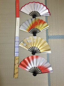 日本舞踊 舞扇子 扇子 九寸五分 29cm 4本セット